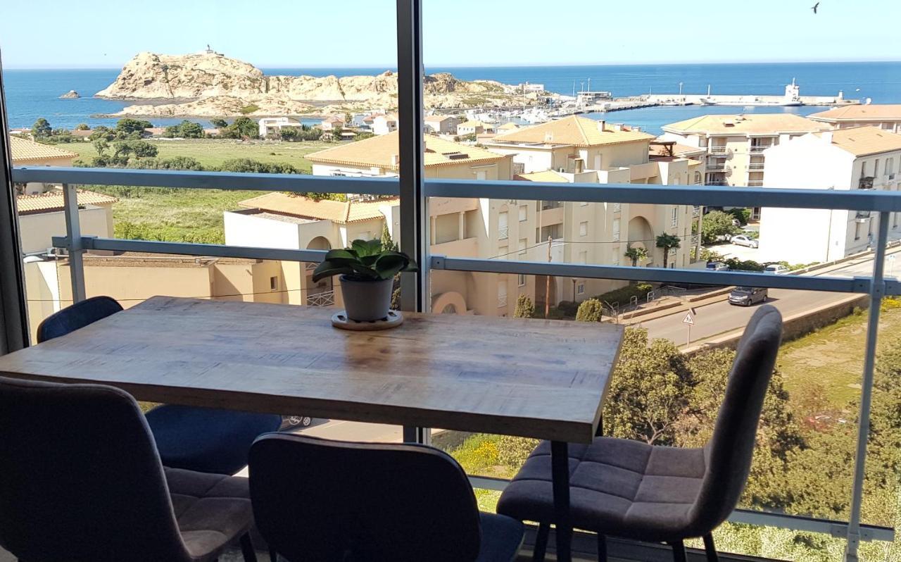 LʼÎle-Rousse Tres Beau Duplex Vue Panoramique Mer, Proche Plage מראה חיצוני תמונה
